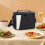 Insulated Reusable Lunch Box Bag Rectangular Front-Opening 3