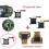 For PSV2000 to for PSV1000 3D Joystick Conversion Socket Cable Replacement for PSVITA 1000 3D Analog Joystick Soft Cap 7