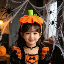 Halloween Pumpkin Headband Hoop Vegetables Halloween Hair Hoop Cosplay Photo Prop A