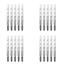 20 Pièces Séries 101Mm 4 Pouce T Tige Jigsaw Lames Diamant Enduit Jig Scie Lame Ensemble MaçOnnerie Granit Carrelage de Coupe Outils ÉLectriques