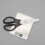 Black Ceramic Kitchen Scissors 8 inch Blade Metal Free 7