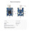 Waveshare RP2350-Zero-cm  Development Board Dual-Core Dual-Architecture Castellated Module with Onboard Type-C Male Port 6