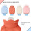 Mini Hot Cold Compress Bag for Babies Kids Silicone 1 Pack 2