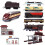 Model Railroad Train Set with Tracks and Carriages 3