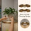 Wall Mount Floating Display Rack with LED Lighting - Rechargeable Support Decor Shelf for Small Decorations and Greenery 4