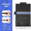 2pcs Desktop Document Holder Stand 7 Adjustable Positions,File Organizer Management Copyholder for Typing Reading 7