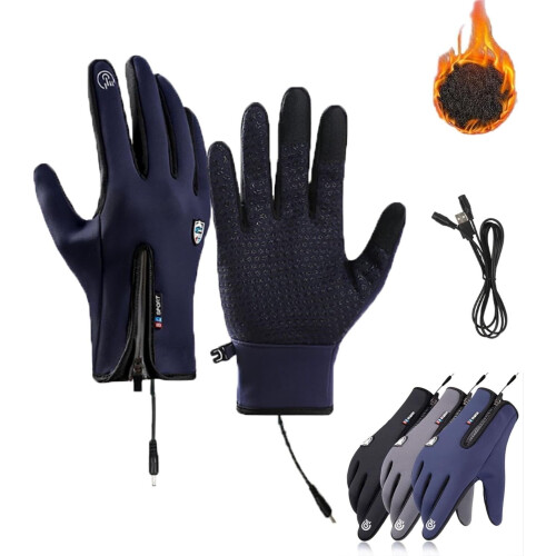 Bomaze Heated Gloves USB Windproof Waterproof Touchscreen 3