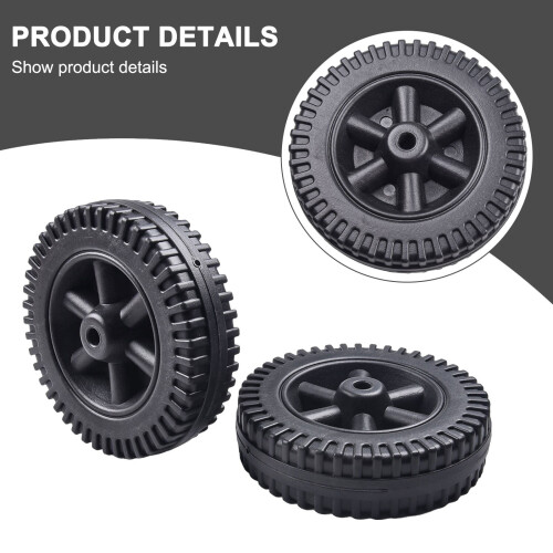 6 Inch Replacement Grill Wheels for Charbroil and Other