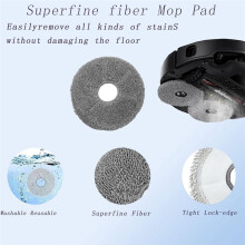 19 Pcs Z70 Replacement Accessories Compatible for for Saros Z70, Side Brush Filters Dust Bags Mop Pads