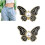Butterfly Clips Reusable Waist Tightener 2-Pack Black 1