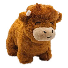 Brown Highland Cow Plush Toy 25cm
