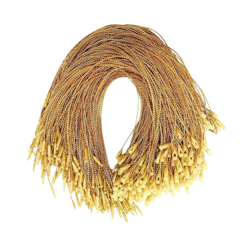 Gold Christmas Ornament Hooks Snap String 1000 PCS