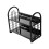 Plastic Storage Shelf Organizer Rack 2-Tier 2