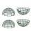 FRCOLOR Floral Foam Ball Wire Holder 2 pcs 1