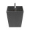 Black Square Plastic Sofa Legs 4.3 inch with T-Nuts 1