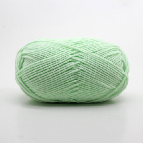 Acrylic Scarf Yarn Light Green 50g Soft Durable