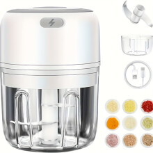 Electric Vegetable Cutter Portable USB Charging