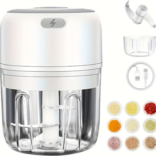 Electric Vegetable Cutter Portable USB Charging