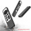 2X Silicone Remote Protective Case for -TV 4K Remote 2021 Anti-Slip Shockproof Soft Case Remote Control Case,Black 3