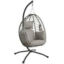 Silla Colgante Huevo Bicolor 110 x 100 x 188 cm