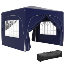Carpa Plegable Azul 300 x 300 x 273 cm