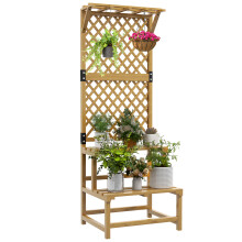 Estantería para Planta Marrón 60 x 50 x 166 cm
