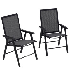 Sillas Plegable Gris 58 x 64 x 94 cm