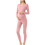 Women's Maternity Pajama Set Pink M 1
