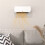 2000W Wall Mounted Ceramic Space Heater, 10-49C Temperature, White 4