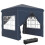 Outsunny Carpa Plegable Azul 248 x 248 x 270 cm 1