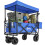 Outsunny Carro para Playa Azul 117 x 55 x 98 cm 1