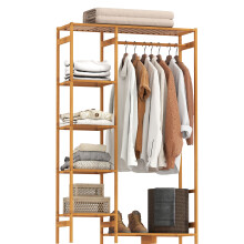 Perchero de Ropa Marrón 90 x 30 x 145 cm