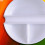 White Plastic Painting Palettes Round 3 pcs 5