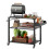 Outsunny Carrito de Parrilla Negro 105 x 50 x 79 cm 1