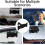 Dash Cam Mirror Mount Kit for 5.5 to 12 Inch Rearview 5