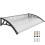 Outsunny Marquesina Exterior Transparente 110 x 60 x 18 cm 1