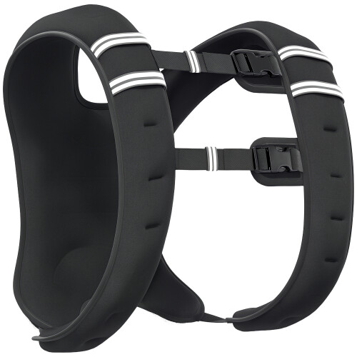 Homcom Chaleco Lastrado Negro 40 x 35 cm