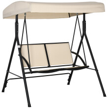 Columpio de Jardín Beige 140 x 118 x 162 cm