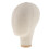 Block Head Mount Hole Styling Hat Display Holder Beige 8