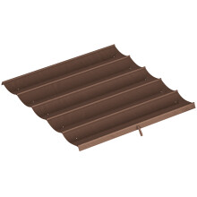 Cubierta para Pérgola Marrón 250 x 255 x 6 cm