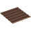 Outsunny Cubierta para Pérgola Marrón 250 x 255 x 6 cm 1