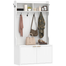 Perchero Zapatero Blanco 100 x 38 x 172 cm