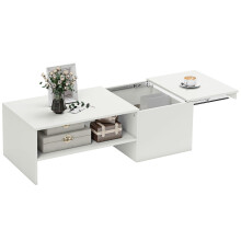 Mesa de Centro Blanco 110 x 52 x 36 cm