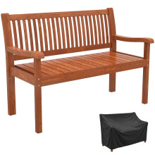 Banco de Jardín Marrón 125 x 62 x 90 cm