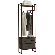 Perchero de Ropa Marrón 58.5 x 30 x 178 cm