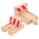 Wooden Railway Train Stop Track Prop 2 pcs 3