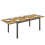 Outsunny Mesa Jardín Extensible Marrón 240 x 90 x 74 cm 1