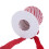 Christmas Tree Topper Hat with Bow Ribbon Decor 8