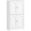 4-Door Kitchen Storage Cabinet with Adjustable Shelves - White 2