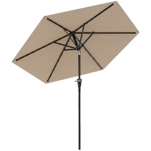 Sombrilla de Jardín Marrón 230 x 230 x 216 cm